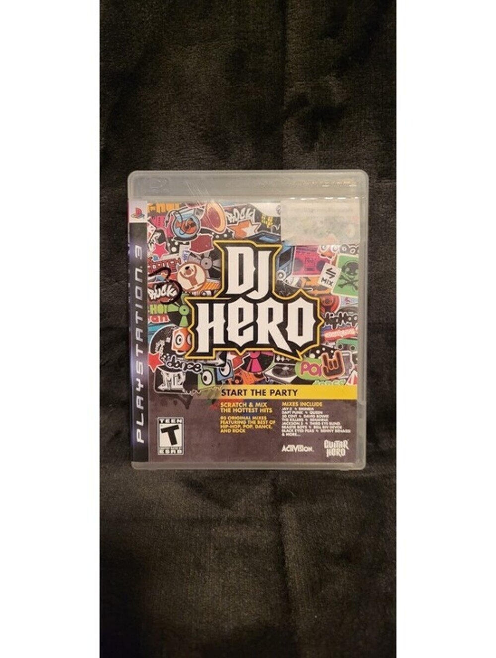 DJ Hero Sony PlayStation 3 PS3 2009 Music Rhythm Game Turntable Controller